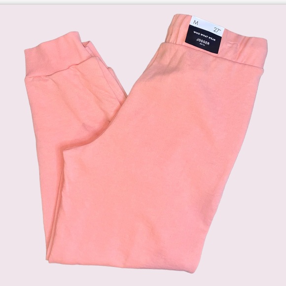 Who What Wear Coral Mid Rise Jogger New - Picture 3 of 7